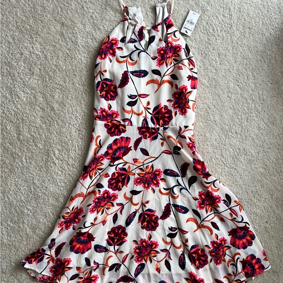 EXPRESS white floral dress NWT - Picture 6 of 6